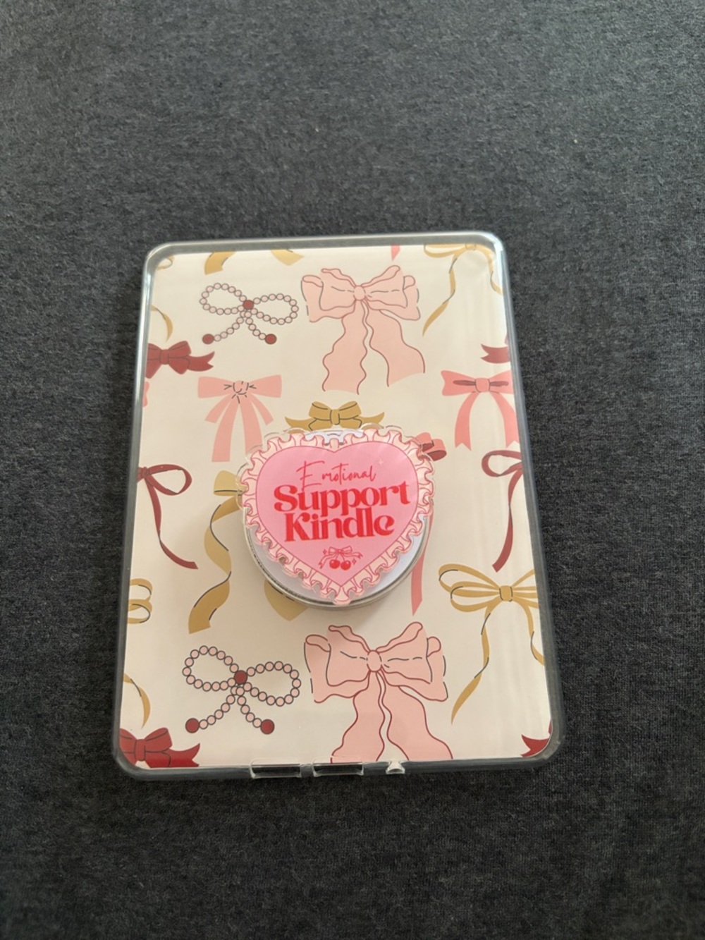 Kindle Colorsoft Clear Case & Magnetic Grip